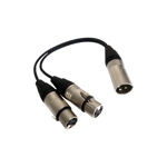 Imagen de CABLE ADAPTADOR 2 XLR H A 1 M 20CM
