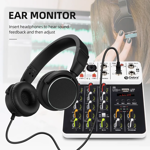 Imagen de Consola 4 Canales Inteface/usb/bt/phantom/efectos