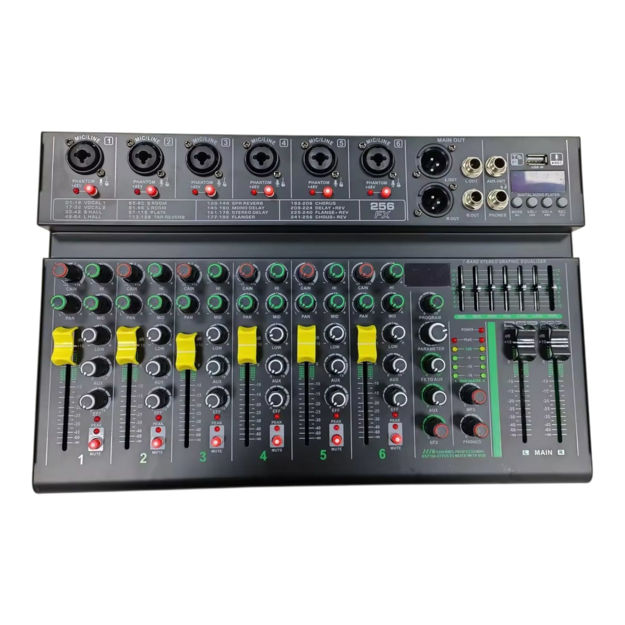 Imagen de Consola Mixer 7 Canales Profesional Usb Efectos,eq,phantom