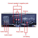 Imagen de Amplificador, Radio Fm,bluetooth Mp3  Karaoke 220V-12V 200W RMS