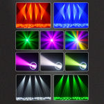 Imagen de CABEZA MOVIL 200W MINI BEAM L LED SPOT RAINBOW RGBW LUCES DJ PAR