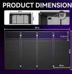 Imagen de MESA STAND PLEGABLE PARA DJ DOS ESTANTES CON BOLSO