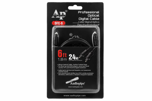 Imagen de CABLE FIBRA OPTICA PARA AUDIO  1,8 M CALIDAD A