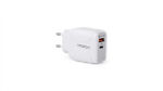 Imagen de CARGADOR TREQA USB Y TIPO C PARED 20w 4AMP