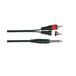 Imagen de CABLE ADAPTADOR SOUNDKING  2 RCA A MONO