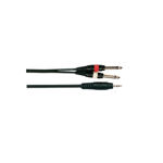 Imagen de CABLE ADAPTADOR SOUNDKING  3,5ST A 2 1/4" MONO 2 METROS