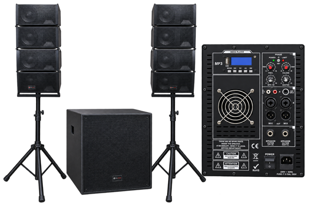 Imagen de Sistema De Audio Line Array Opera Sub 18+ 8 Parlantes 4