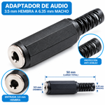 Imagen de Conector Jack 3.5 Hembra Soldar Stereo O Mono X 4 Unidades