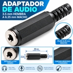 Imagen de Conector Jack 3.5 Hembra Soldar Stereo O Mono X 4 Unidades