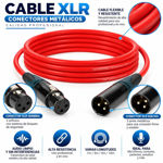 Imagen de CABLE PROFESIONAL CANON A CANON 15M ROJO