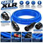 Imagen de CABLE PROFESIONAL CANON A CANON 2M AZUL
