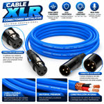 Imagen de CABLE PROFESIONAL CANON A CANON 6M AZUL